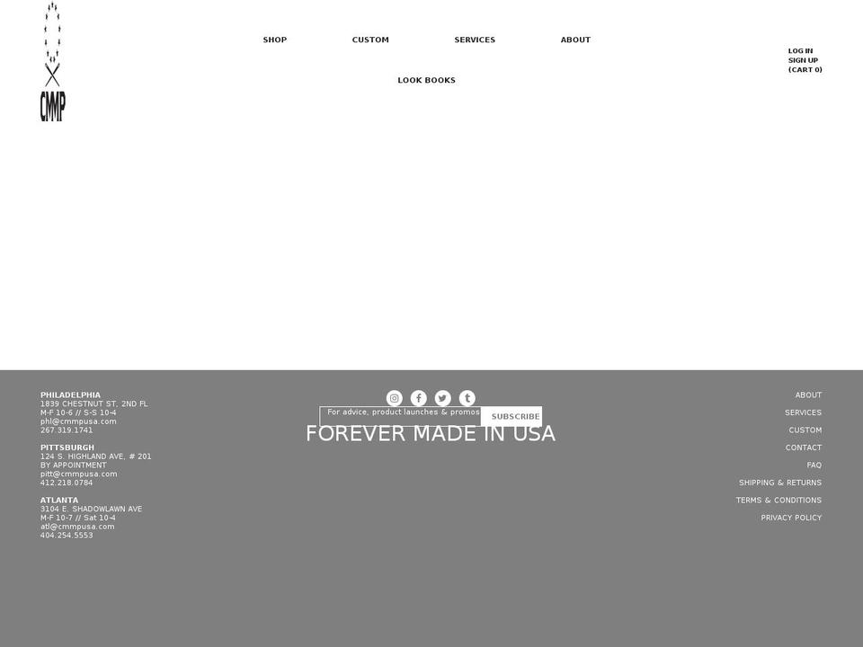 commonwealthproper.com — Shopify storefront screenshot