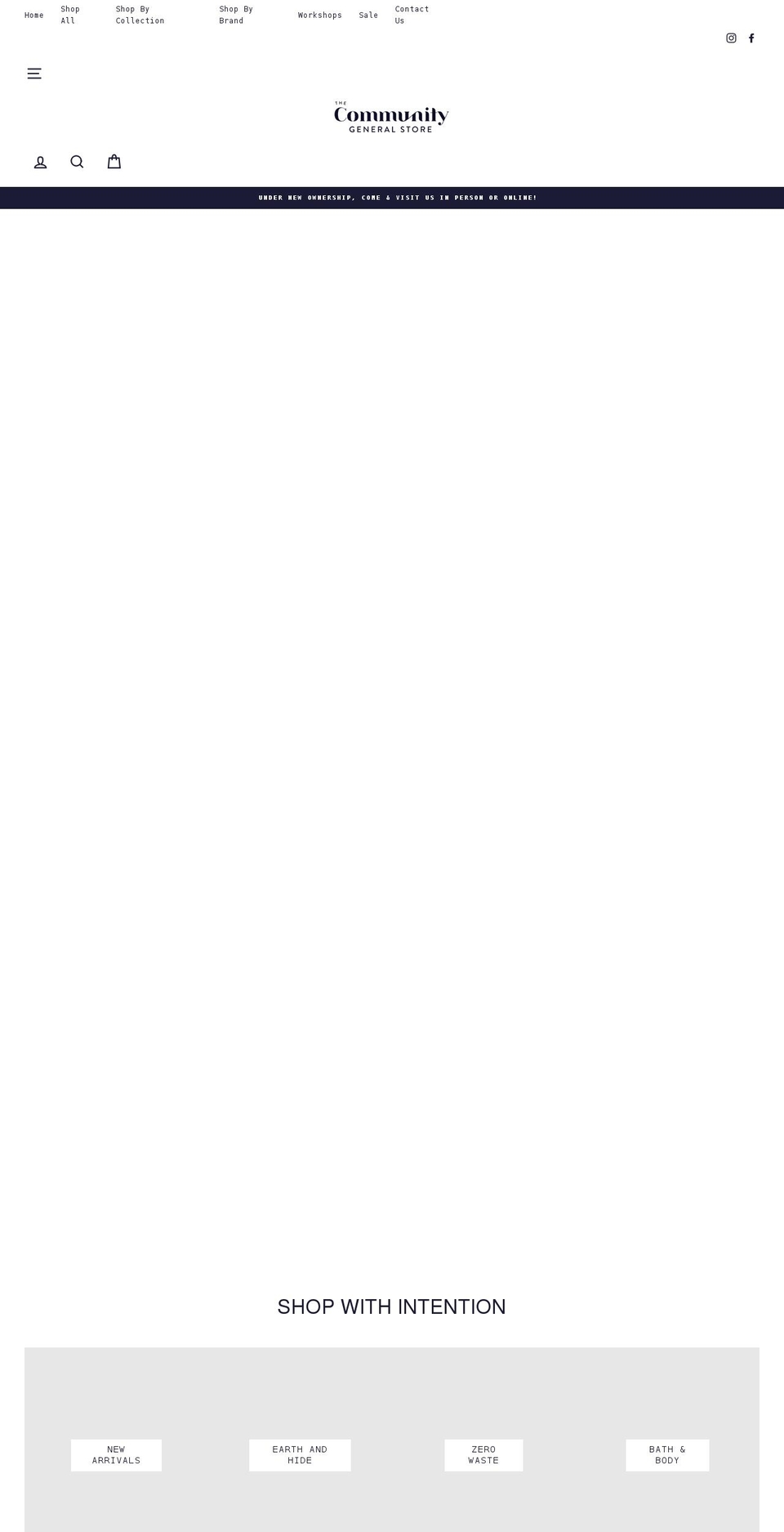 communitygeneralstore.com shopify website screenshot