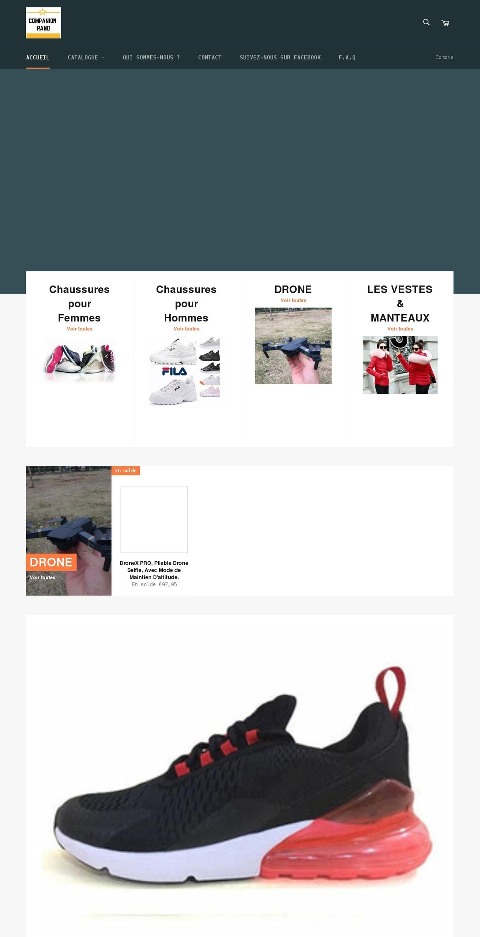 companionrand.com shopify website screenshot