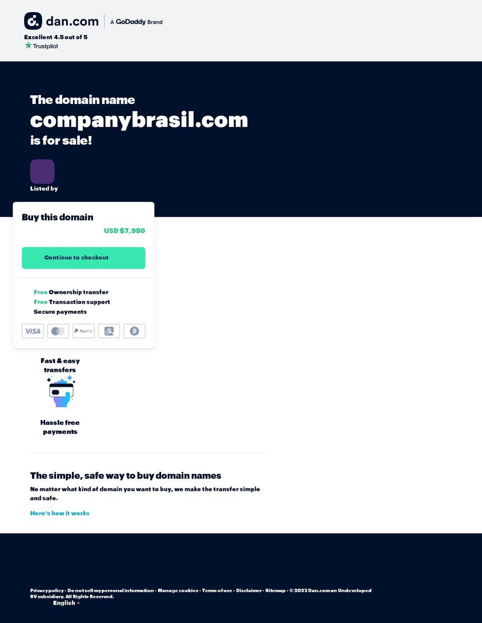 companybrasil.com — Shopify storefront screenshot