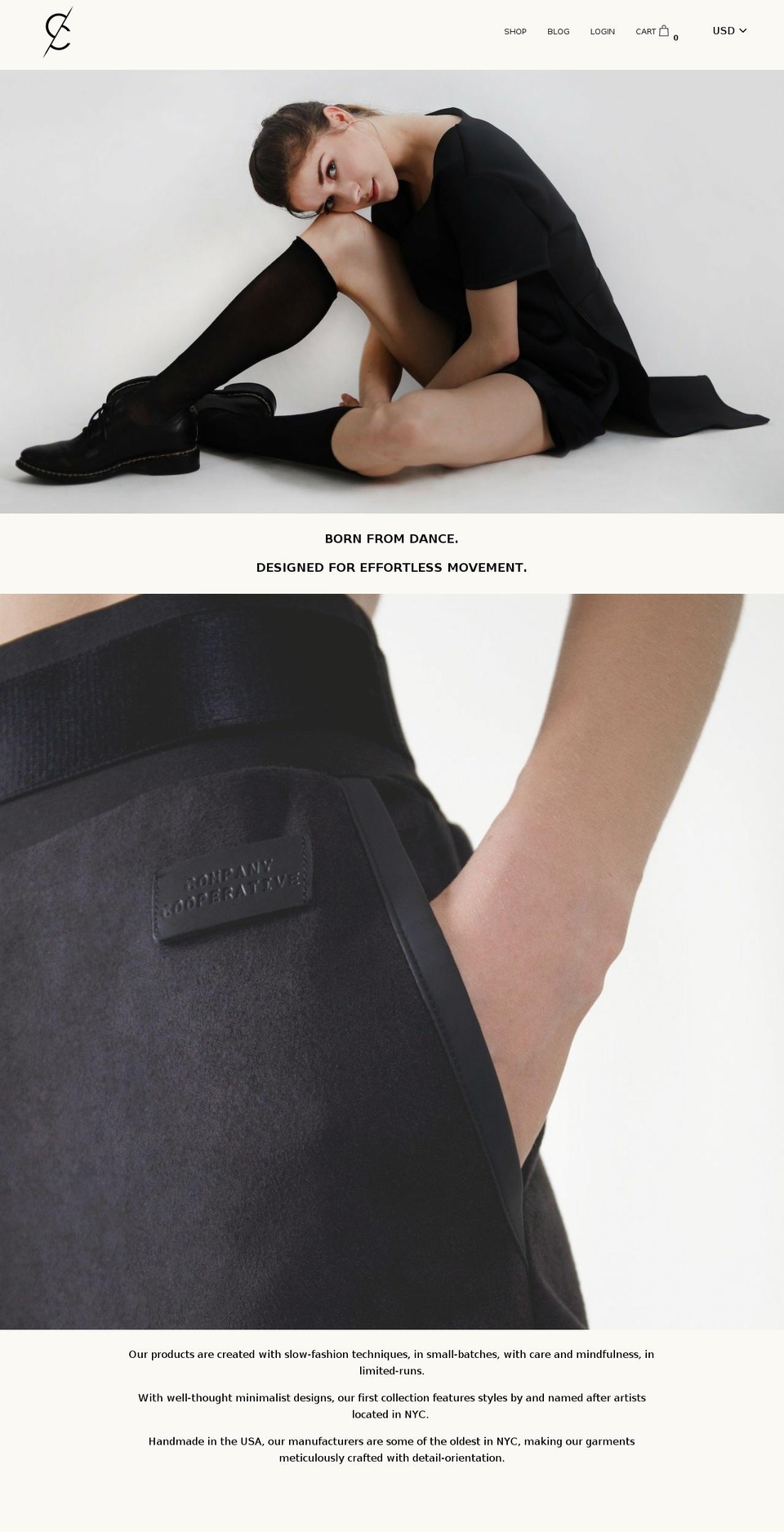 companycooperative.com shopify website screenshot