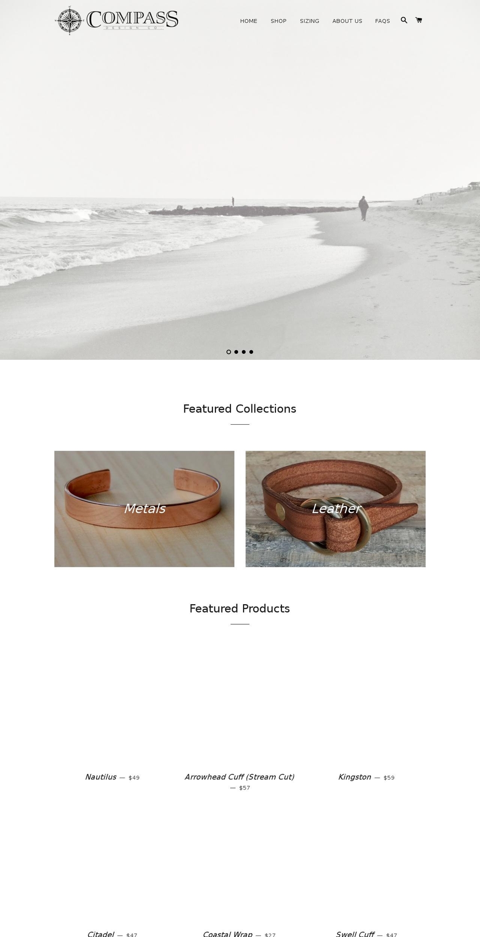 compassdesignco.com — Shopify storefront screenshot