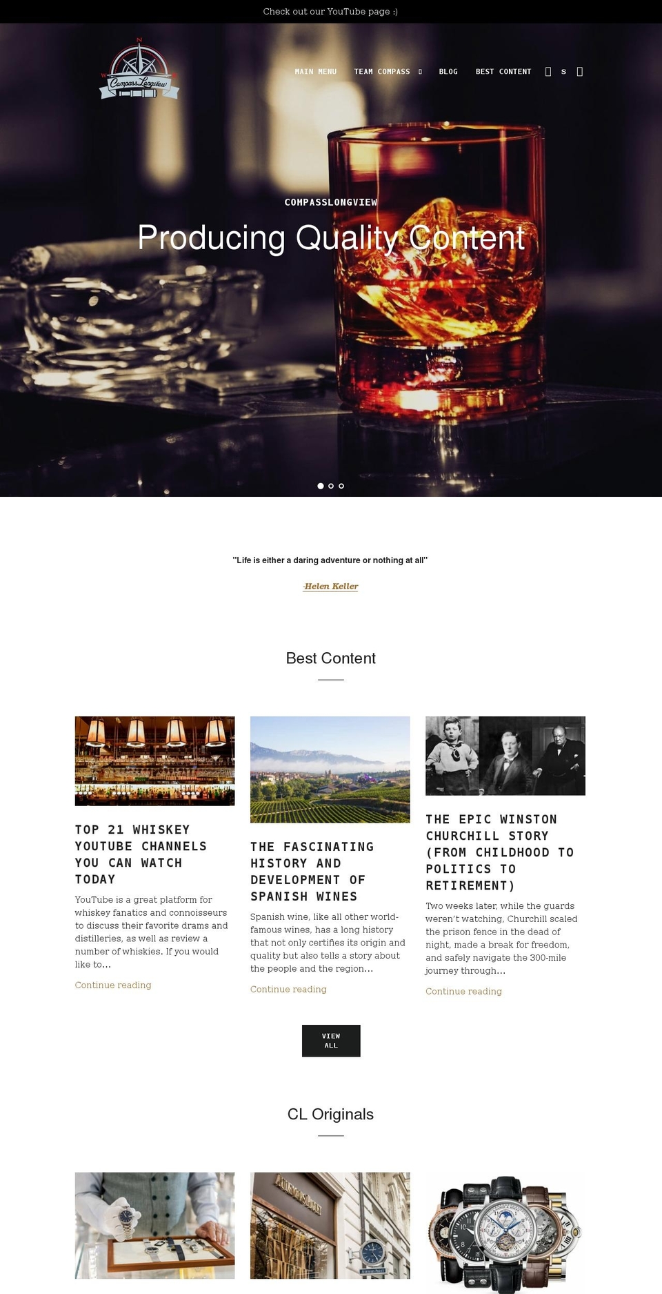 compasslongview.com shopify website screenshot