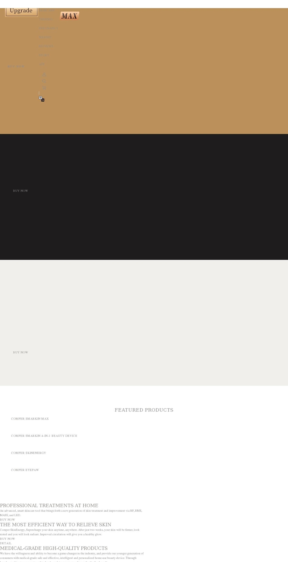 comper.com shopify website screenshot