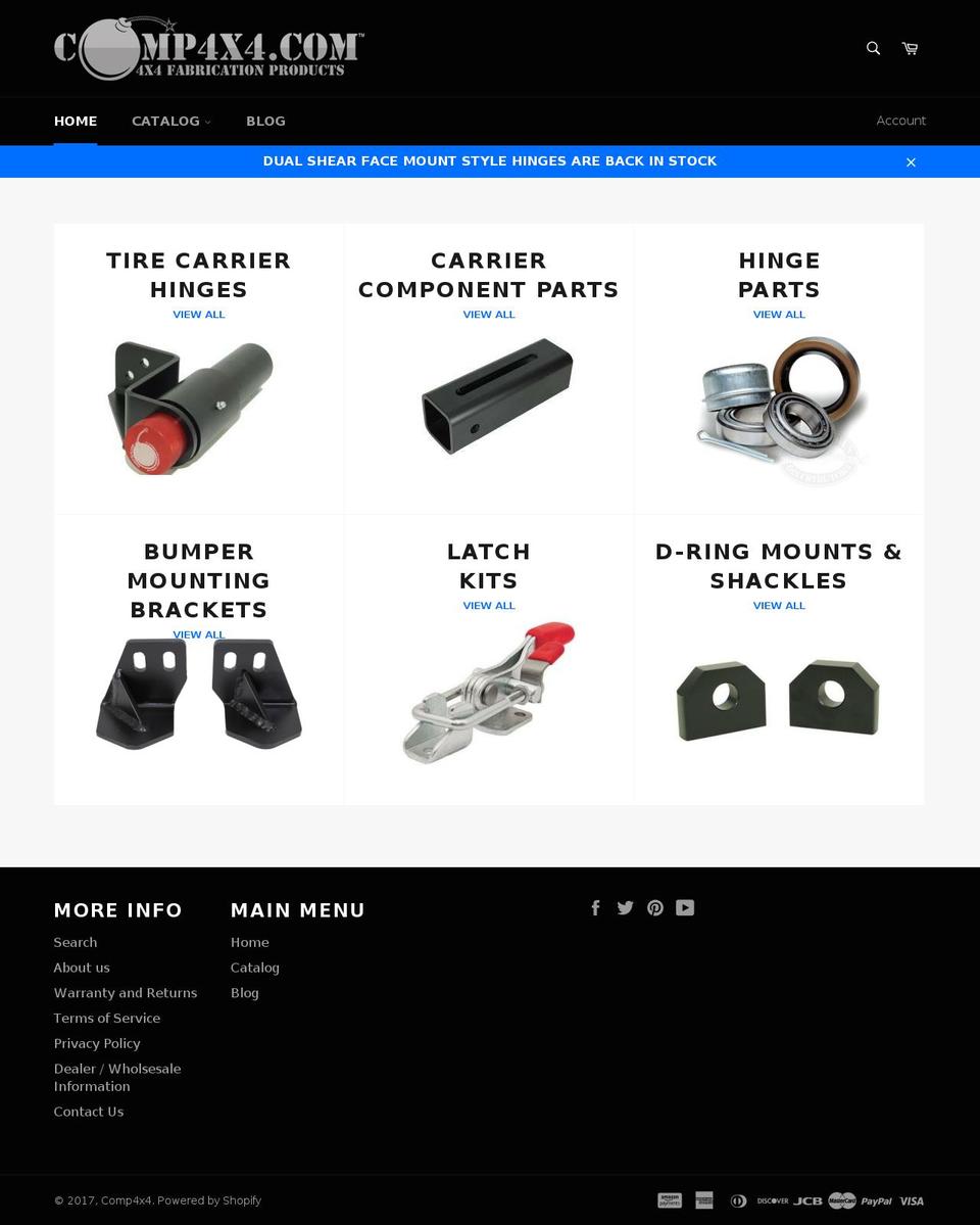 competition4x4.com shopify website screenshot