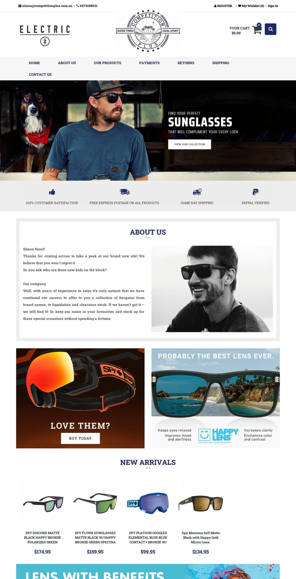 competitionplus.com.au shopify website screenshot