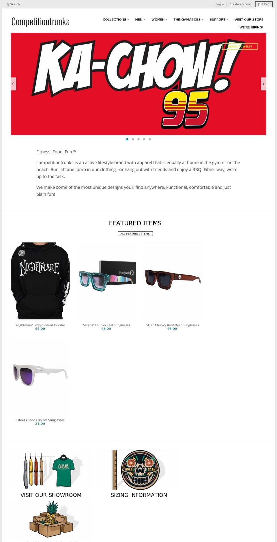 competitiontrunks.com shopify website screenshot