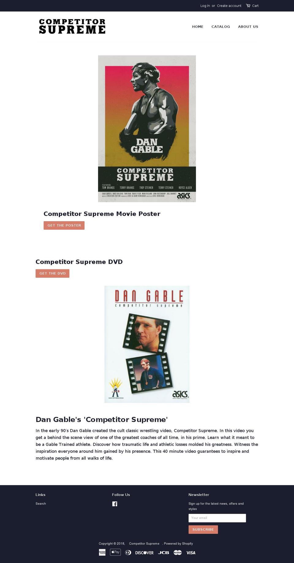 competitorsupreme.com shopify website screenshot