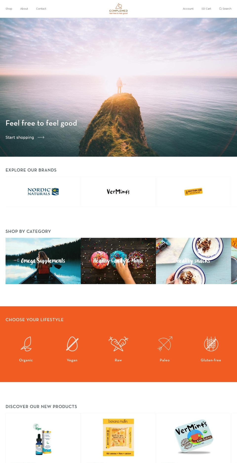 complemed.be shopify website screenshot