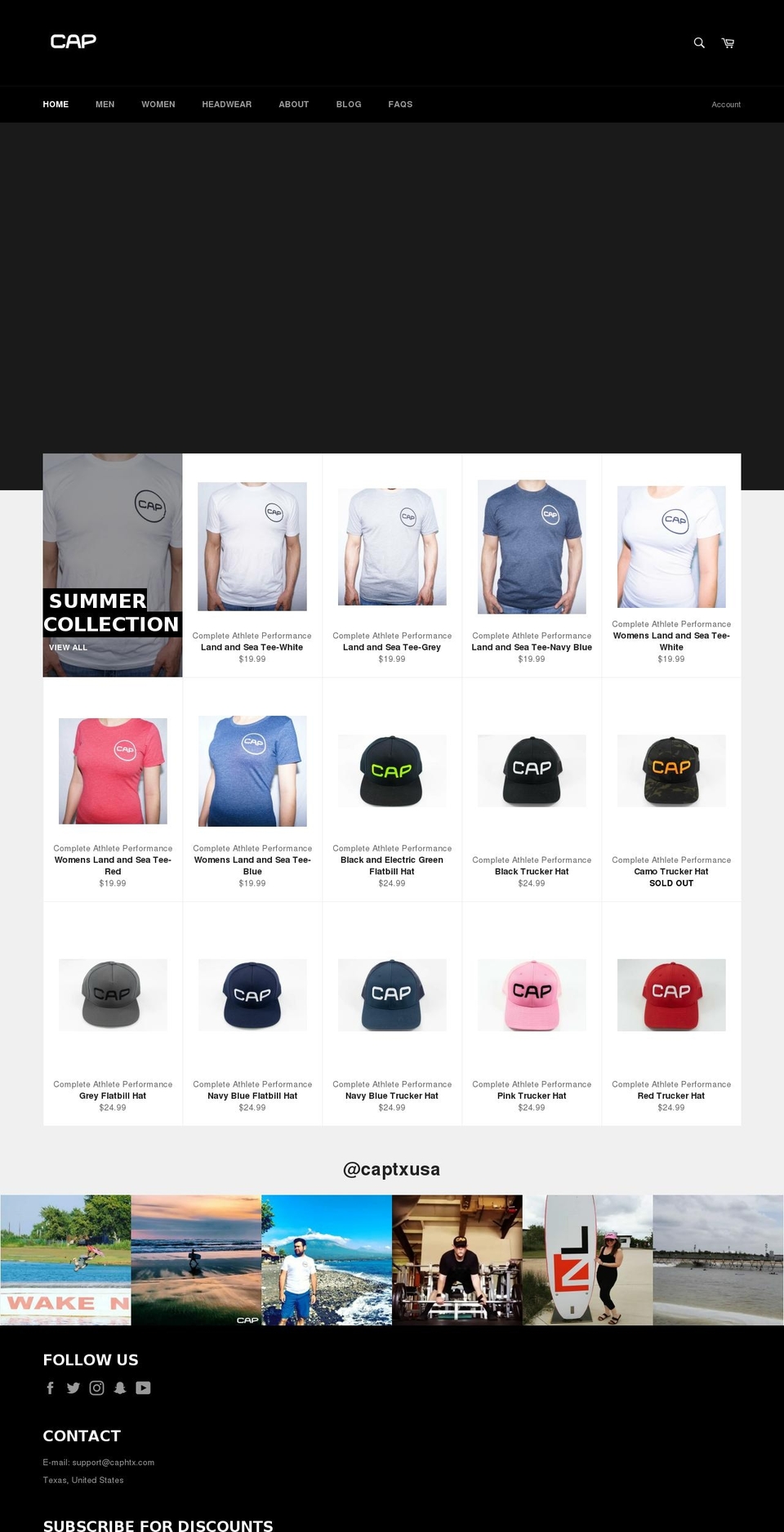 CAP Website Shopify theme site example completeathleteperformance.com