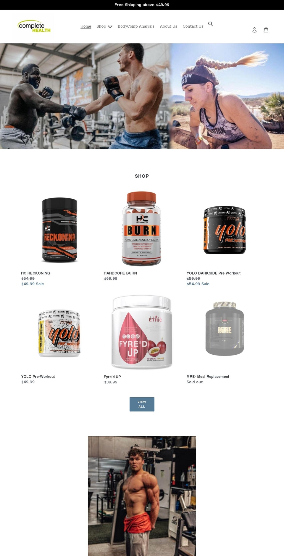 completehealthva.com shopify website screenshot