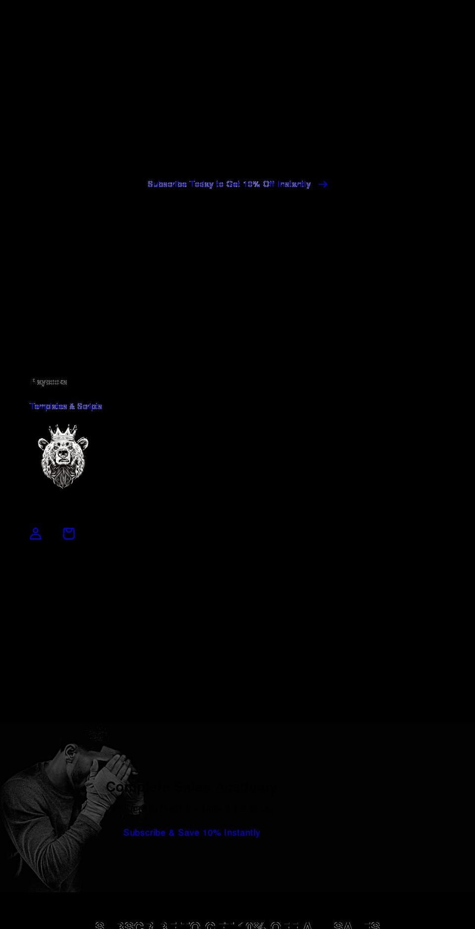 completesalesacademy.com shopify website screenshot