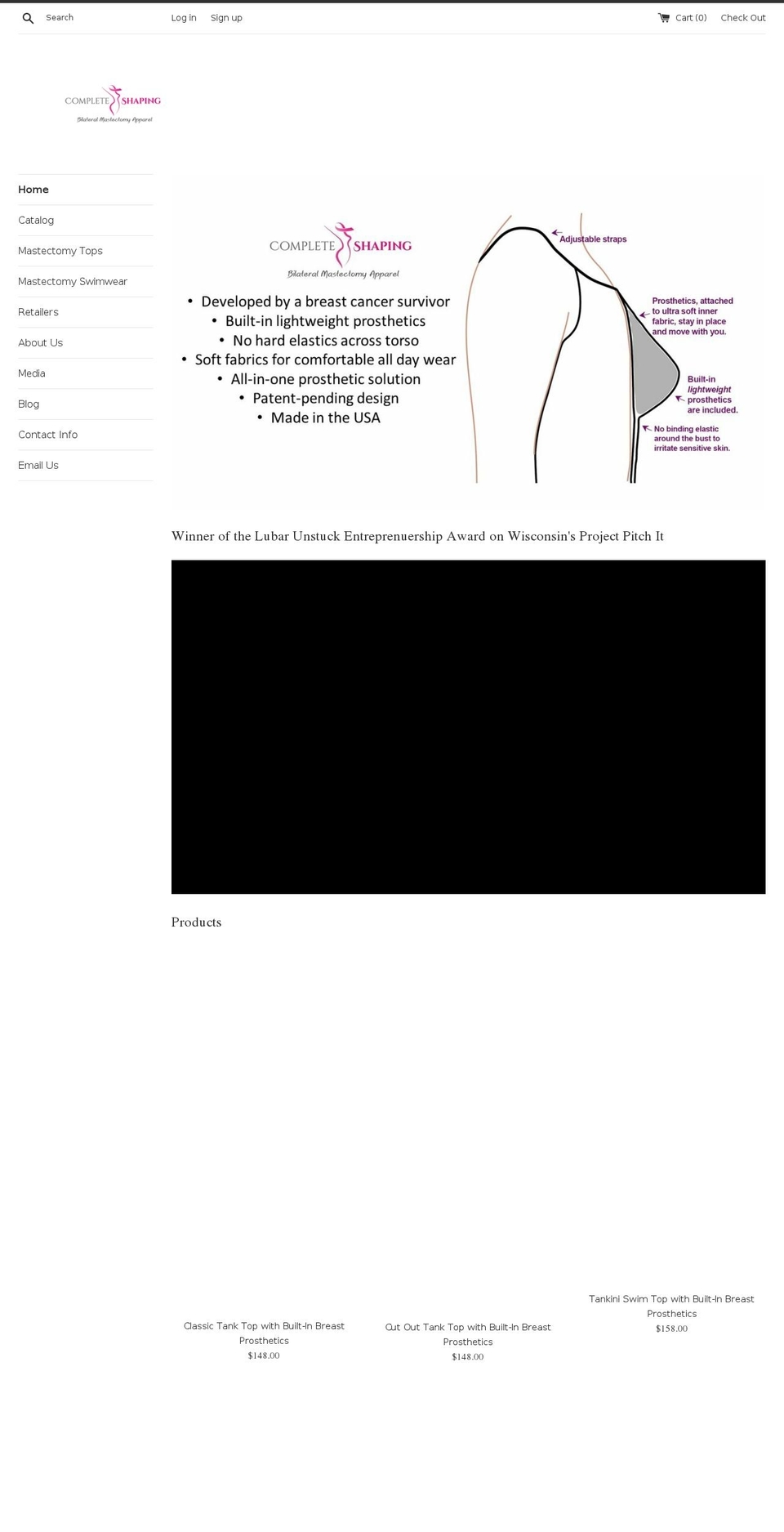 completeshaping.com shopify website screenshot