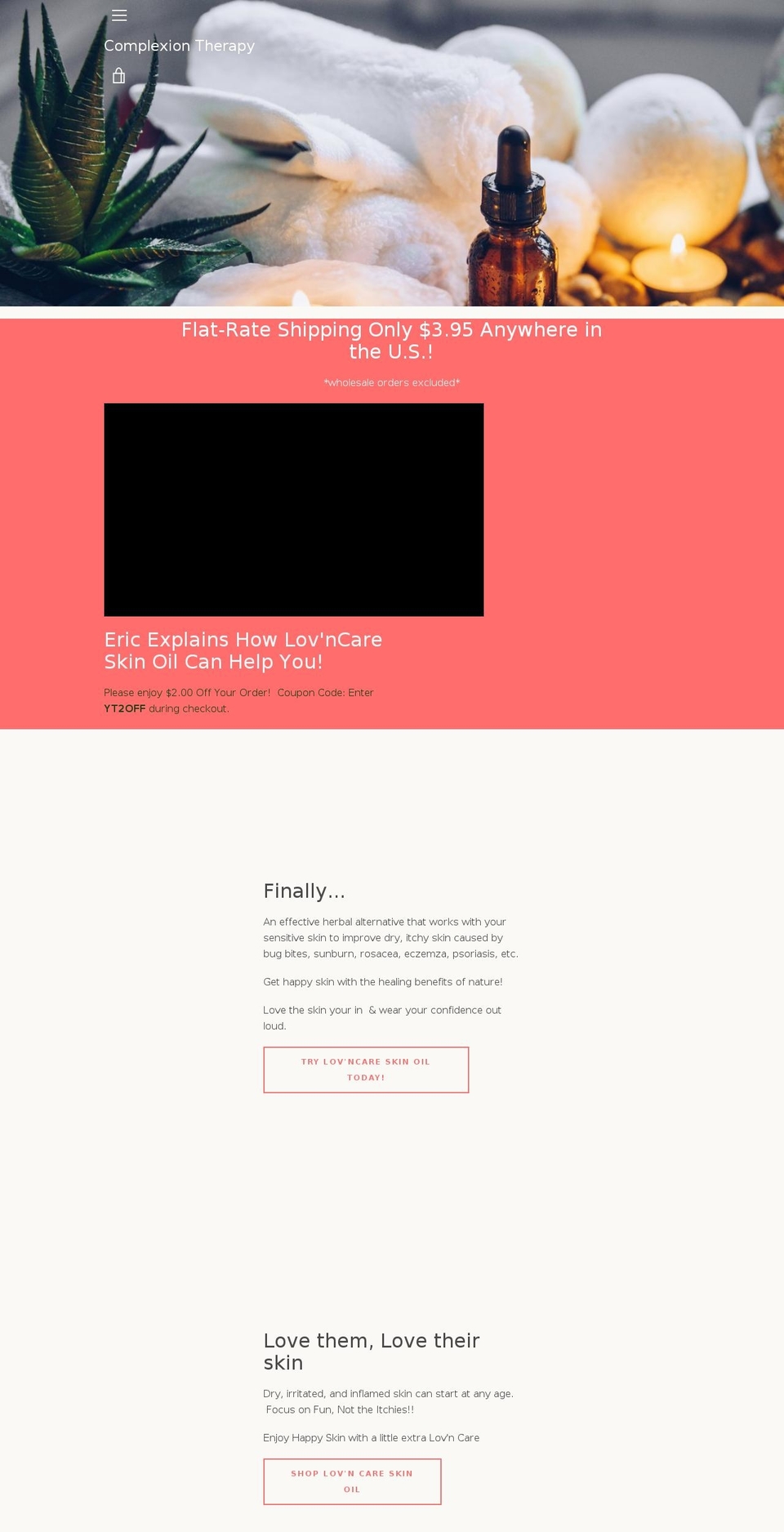 complexiontherapyworks.com — Shopify storefront screenshot