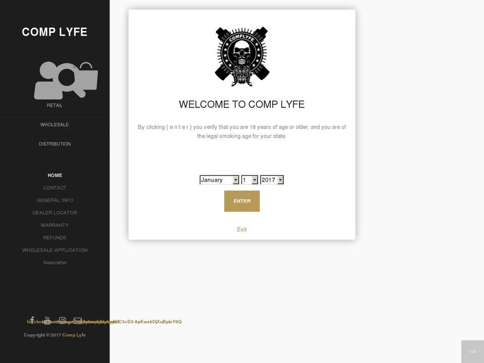 complyfe.com shopify website screenshot