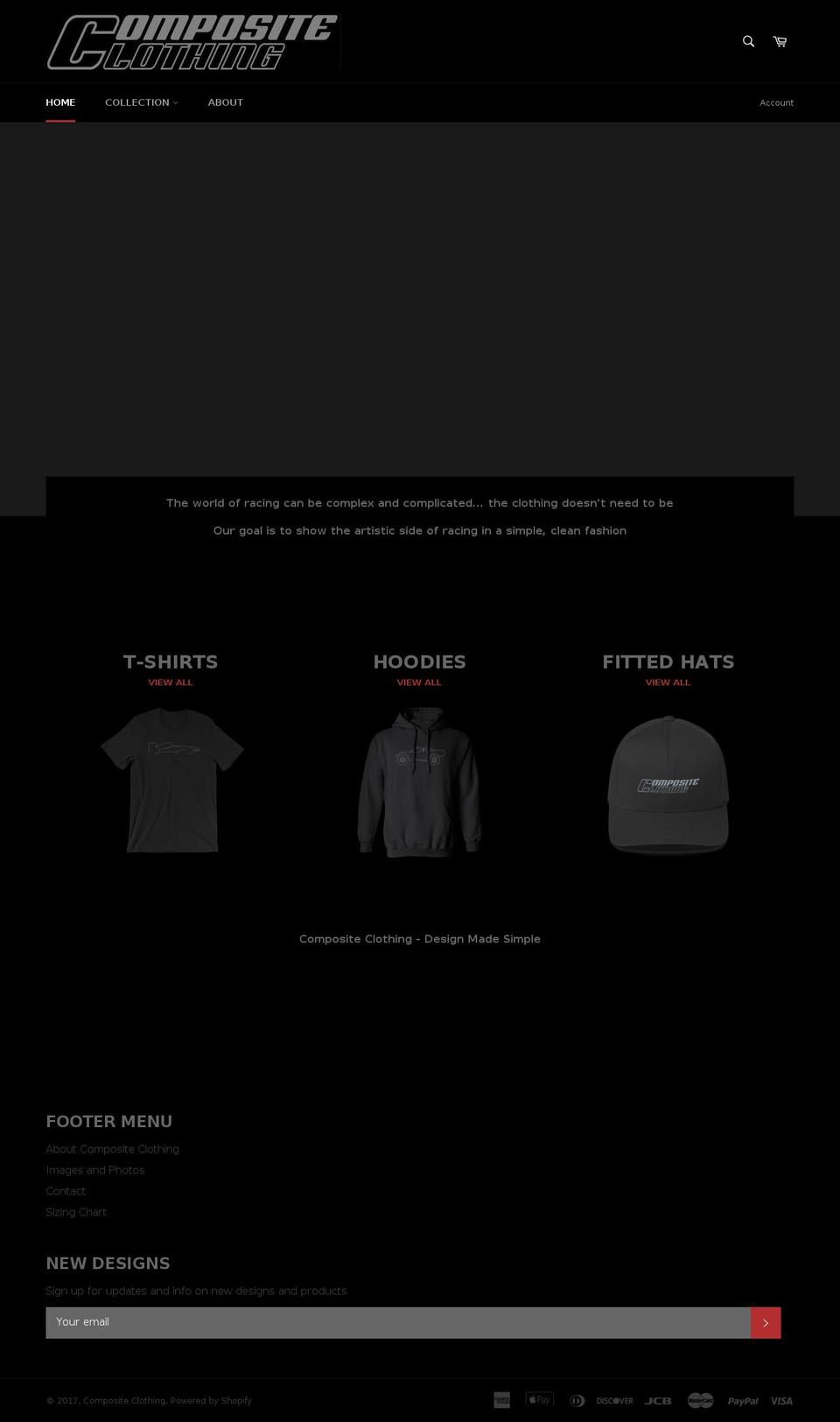 compositeclothing.com shopify website screenshot