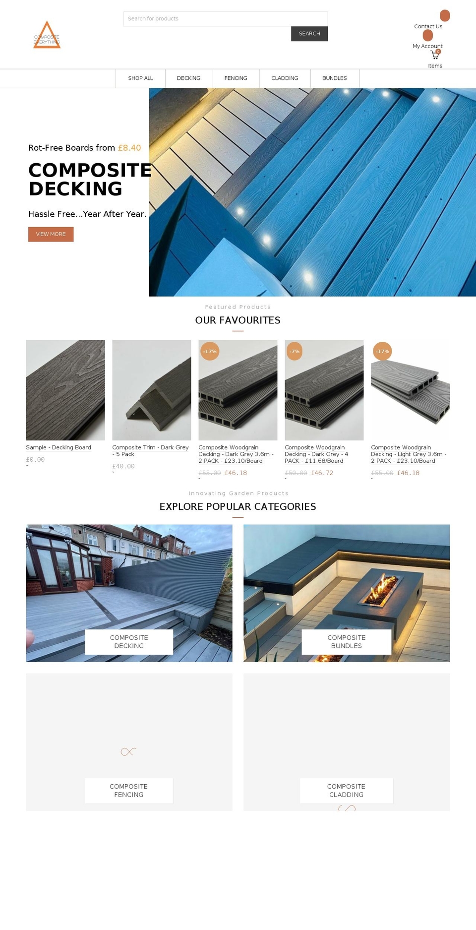 compositepots.co.uk shopify website screenshot