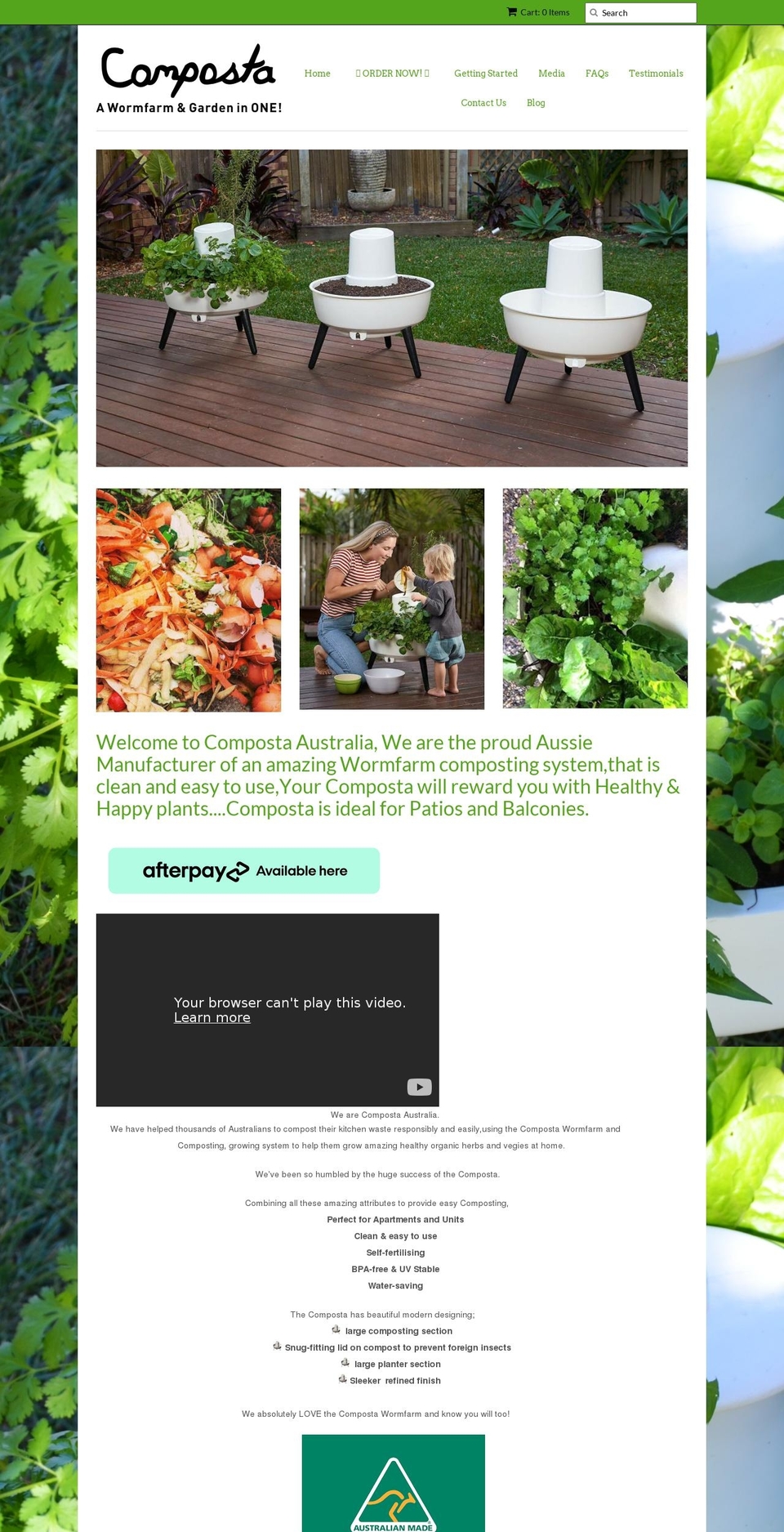 composta.myshopify.com shopify website screenshot