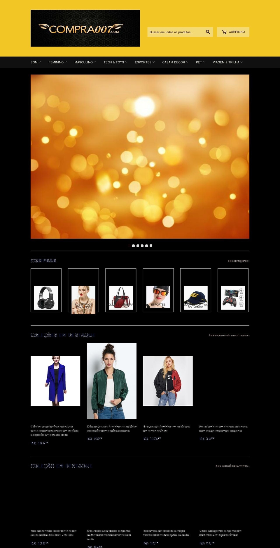 compra007.com — Shopify storefront screenshot