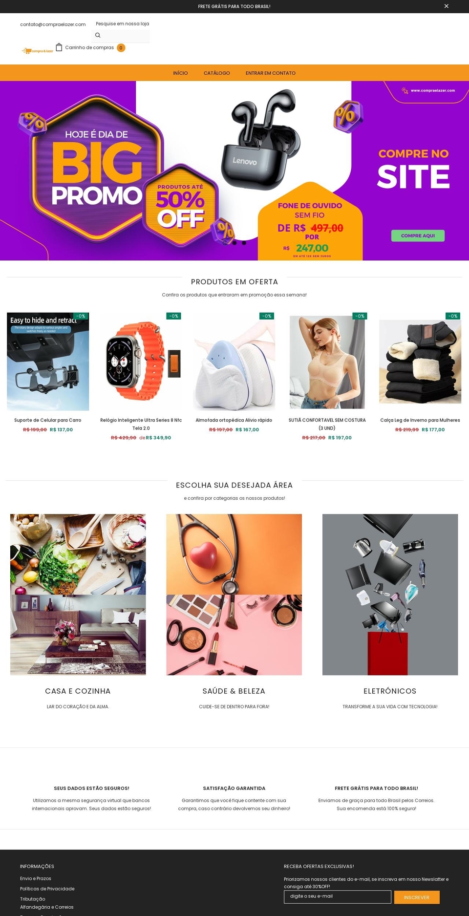 compraelazer.com shopify website screenshot