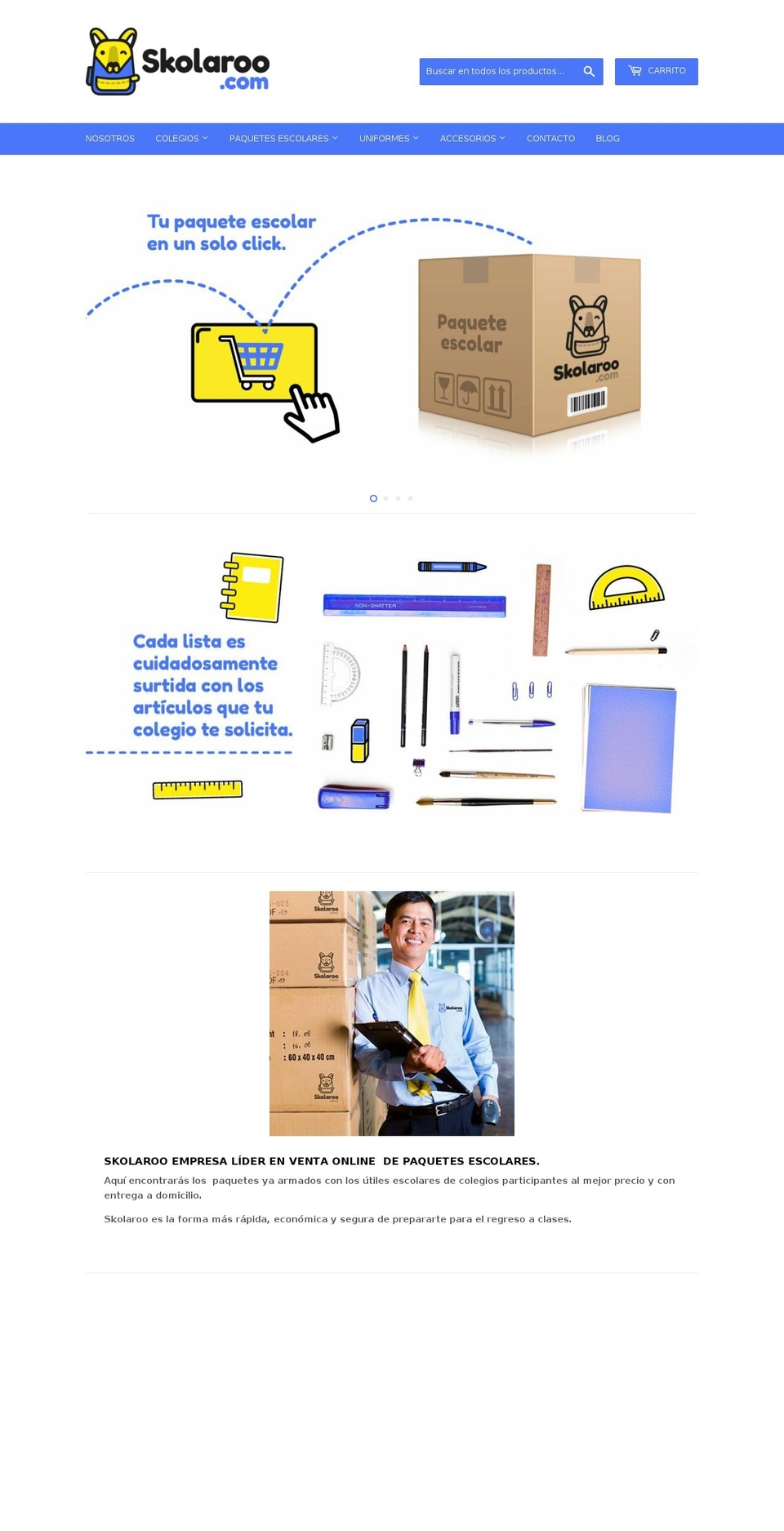 compraescolar.com — Shopify storefront screenshot