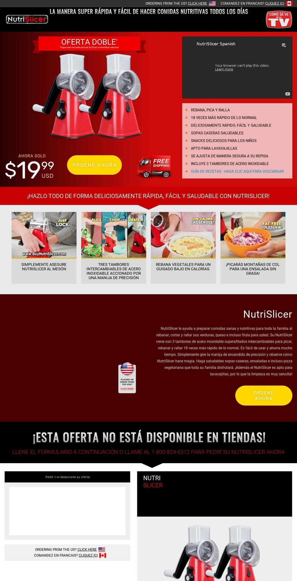 compranutrislicer.com shopify website screenshot