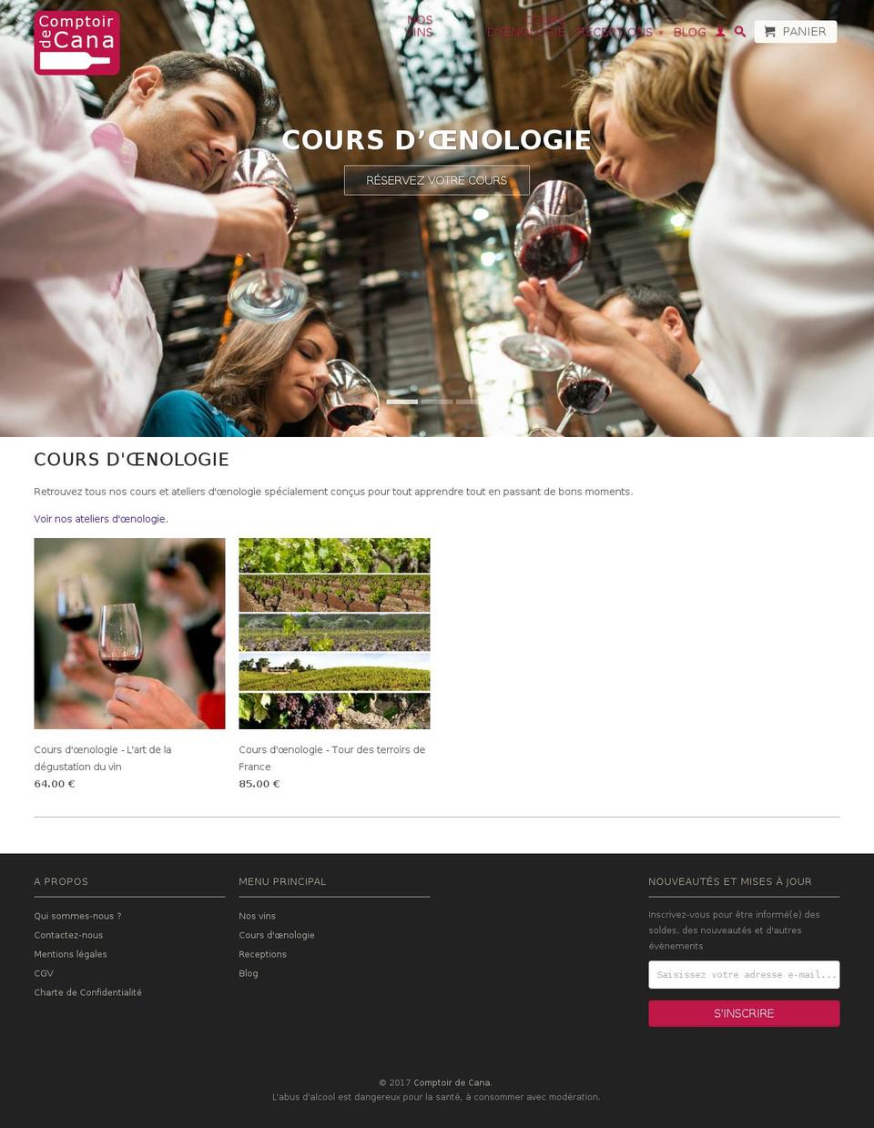 comptoirdecana.fr shopify website screenshot