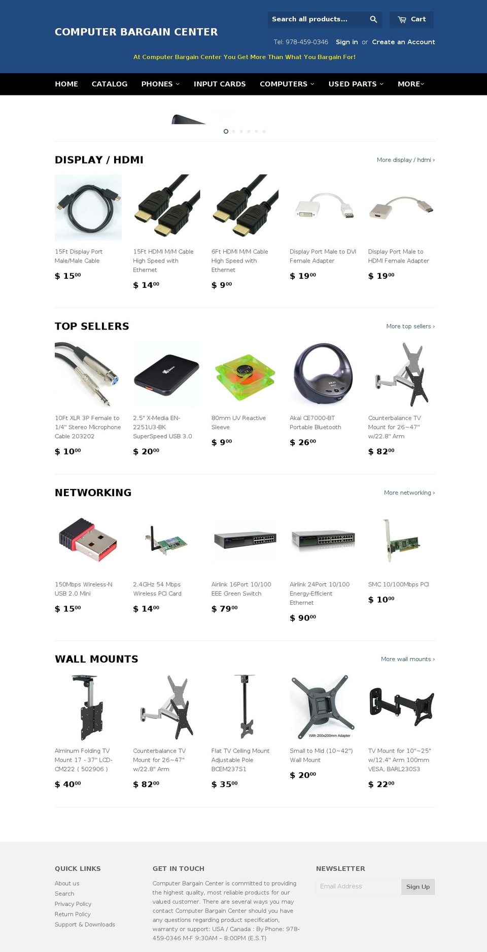 computerbargainscenter.com shopify website screenshot
