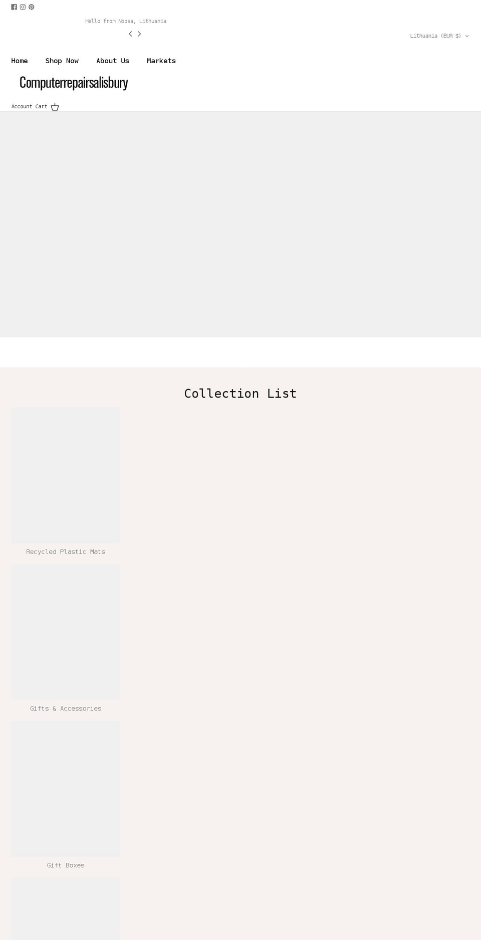 computerrepairsalisbury.com shopify website screenshot