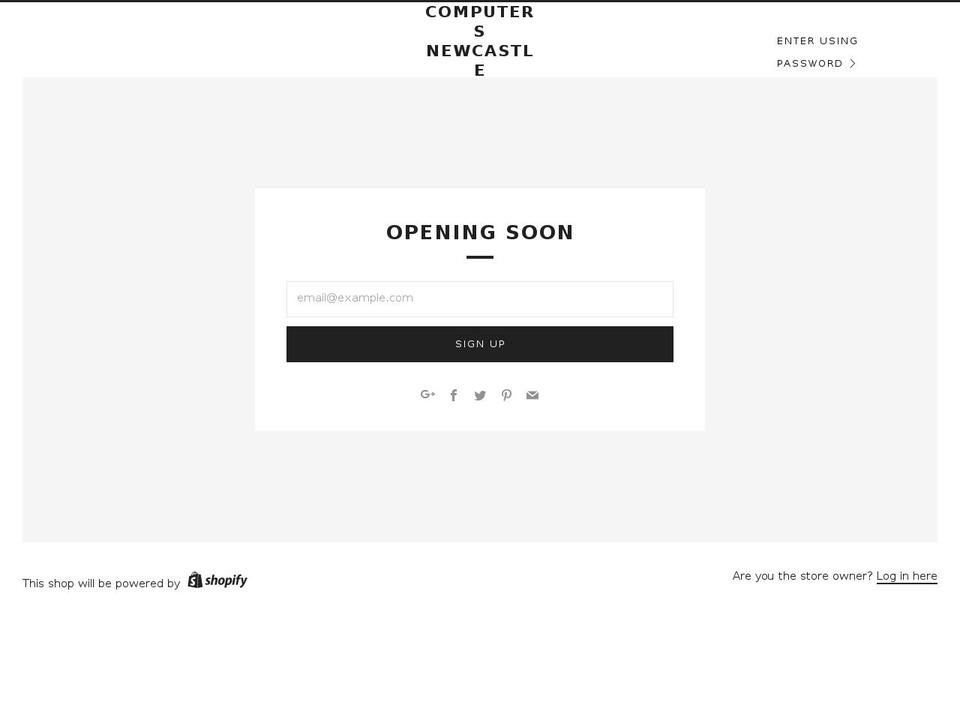 computersnewcastle.com.au shopify website screenshot