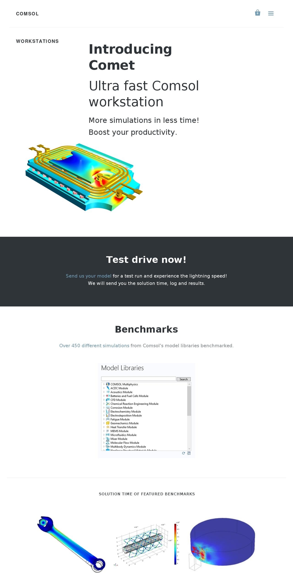 comsolworkstations.com shopify website screenshot