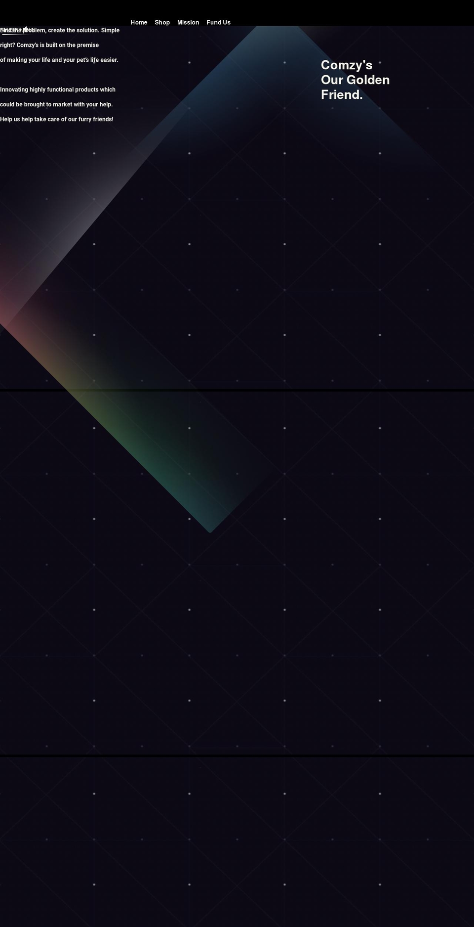 comzys.com shopify website screenshot