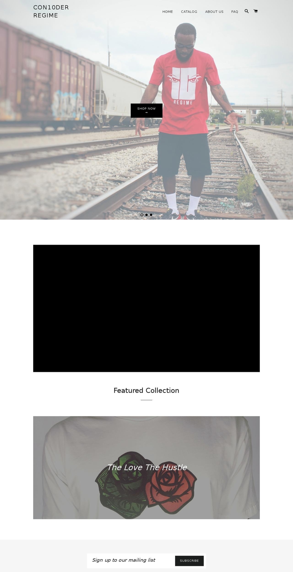 con10derapparel.com shopify website screenshot