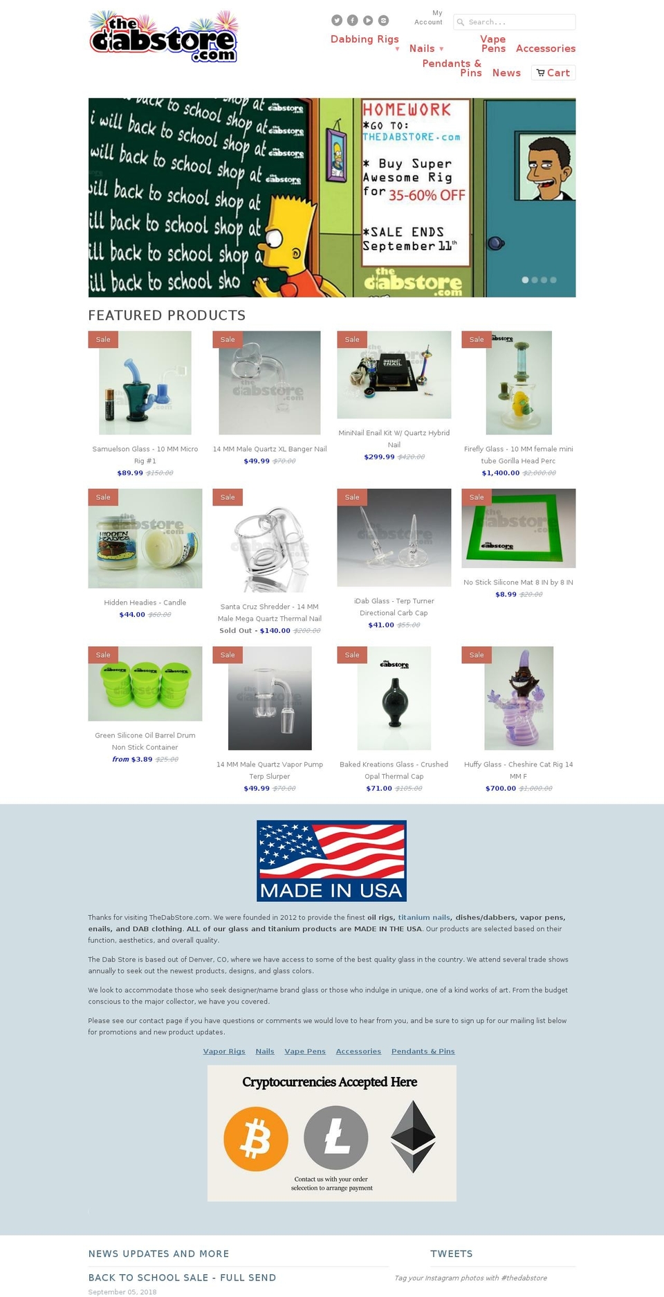 concentratesupplies.com — Shopify storefront screenshot