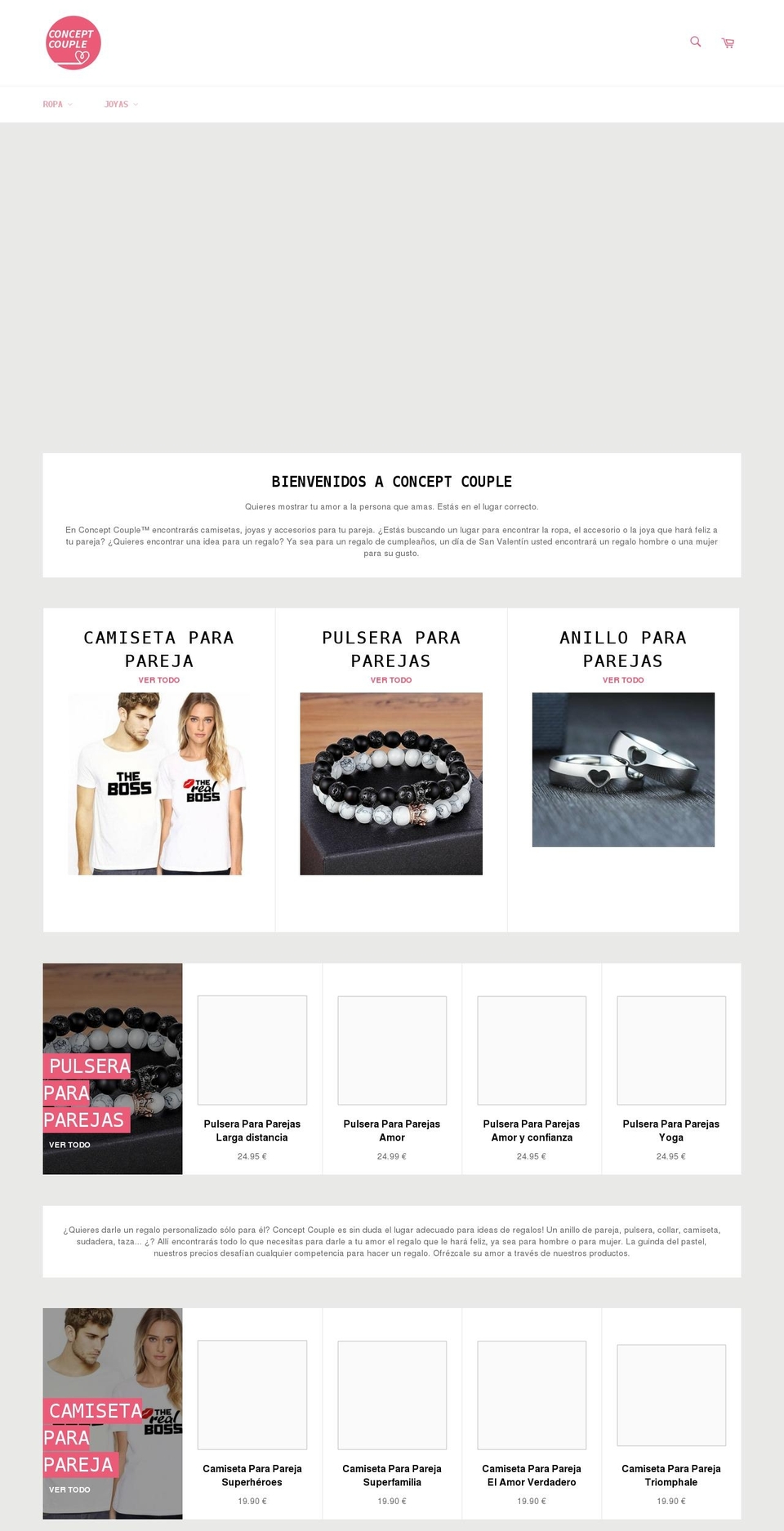 concept-couple.es shopify website screenshot