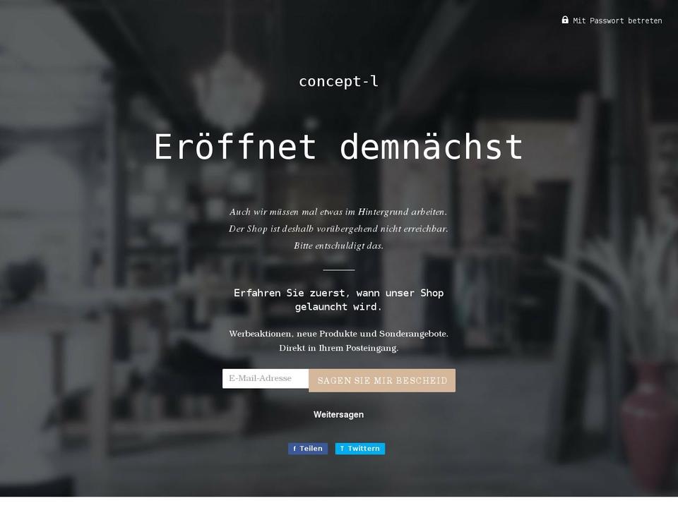 concept-l.com shopify website screenshot