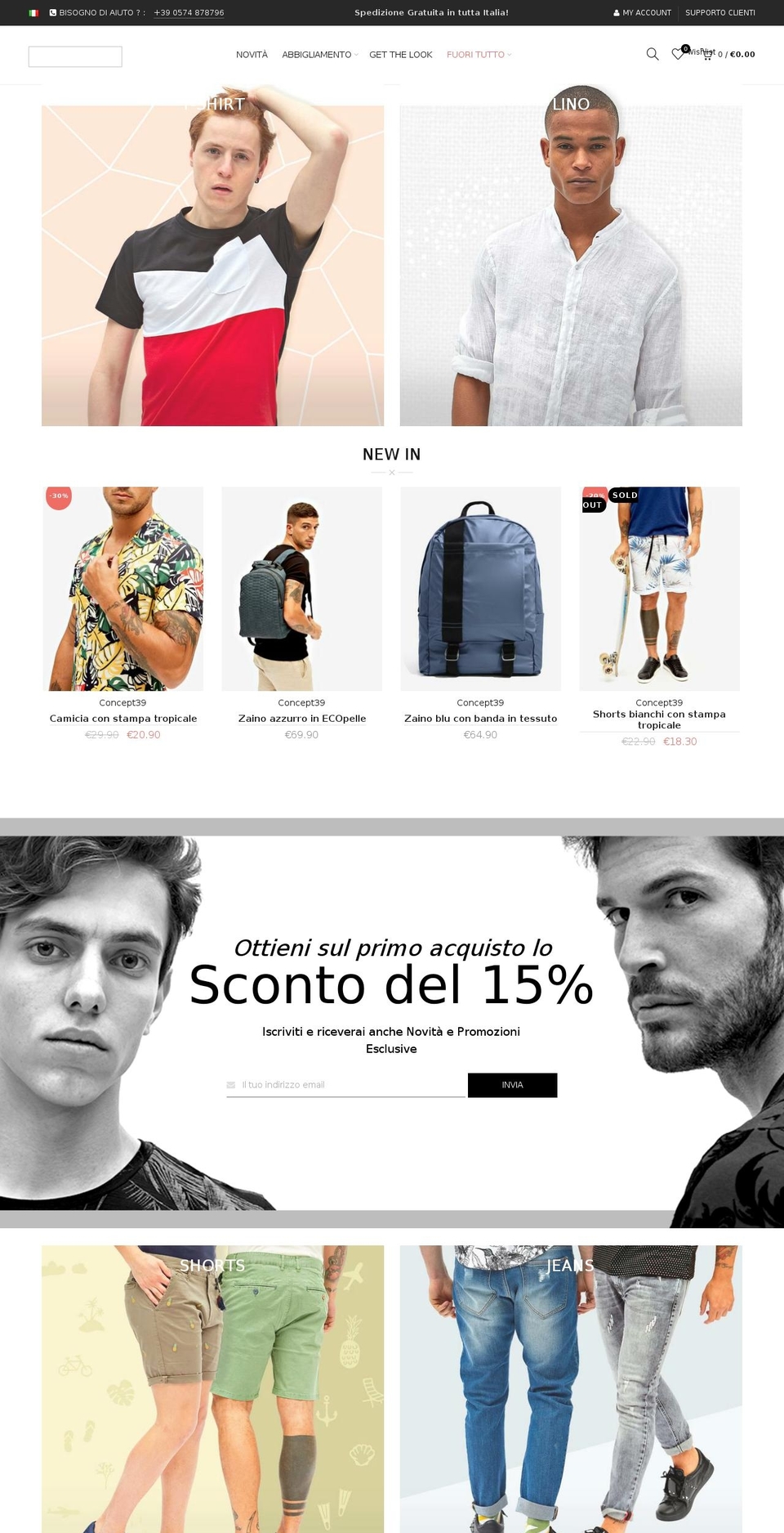 concept39.com — Shopify storefront screenshot