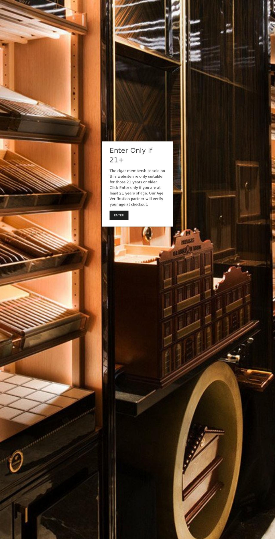 conceptcigars.com — Shopify storefront screenshot