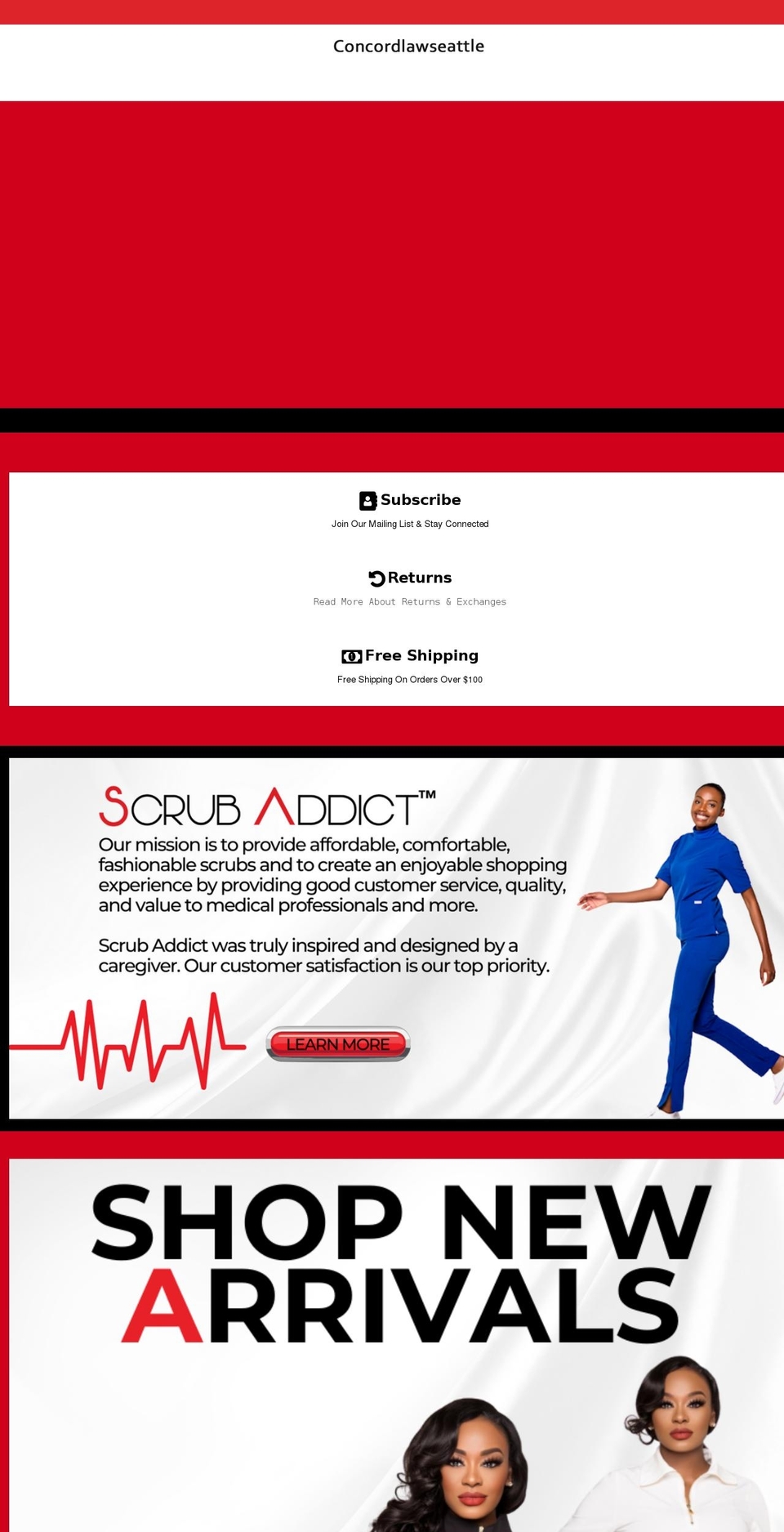 concordlawseattle.com shopify website screenshot