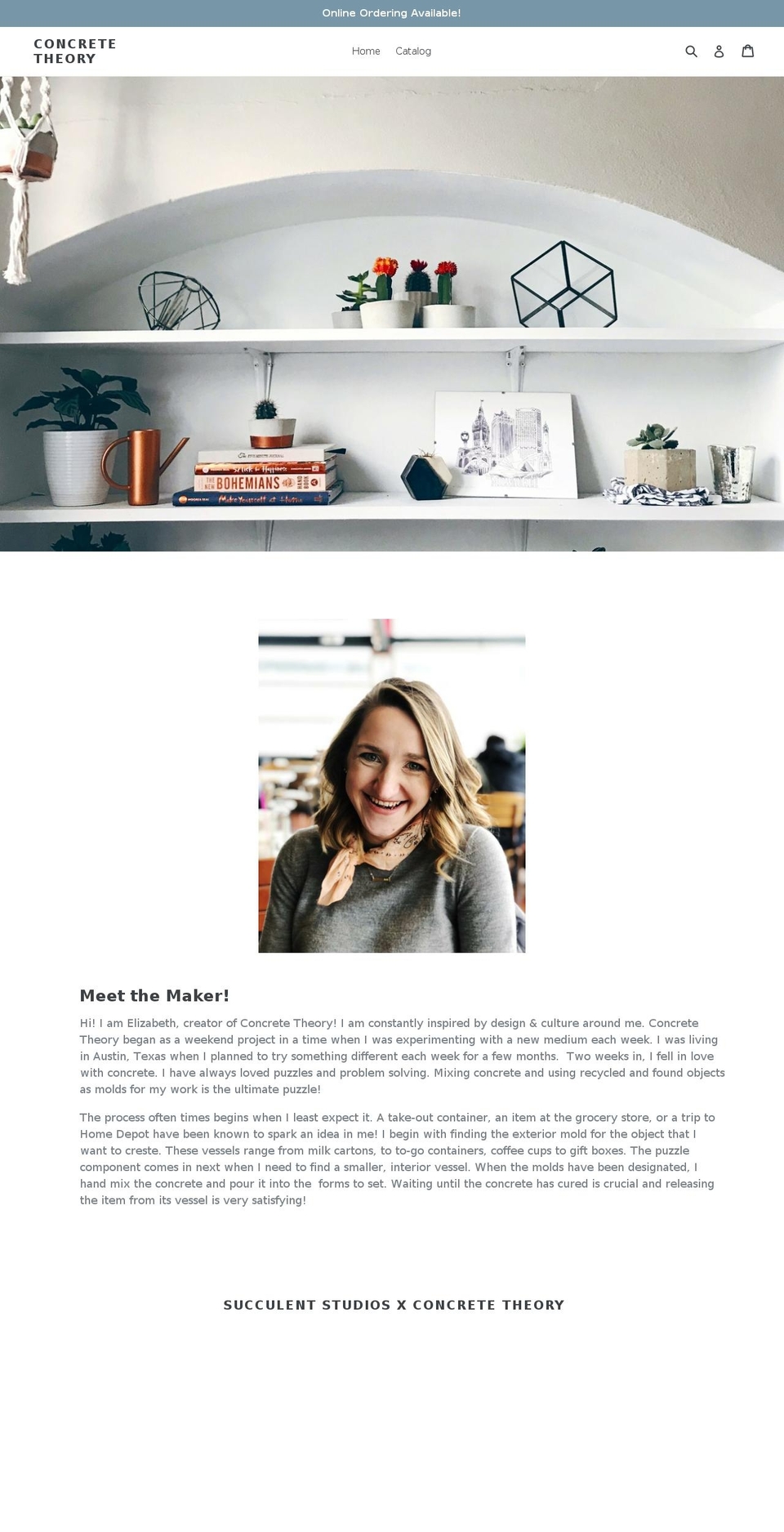 concretetheory.com — Shopify storefront screenshot