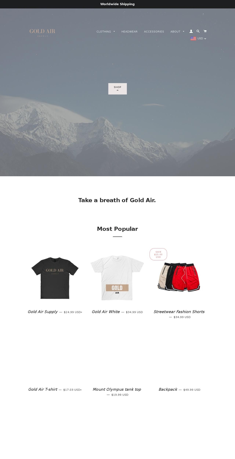 concretewords.com — Shopify storefront screenshot
