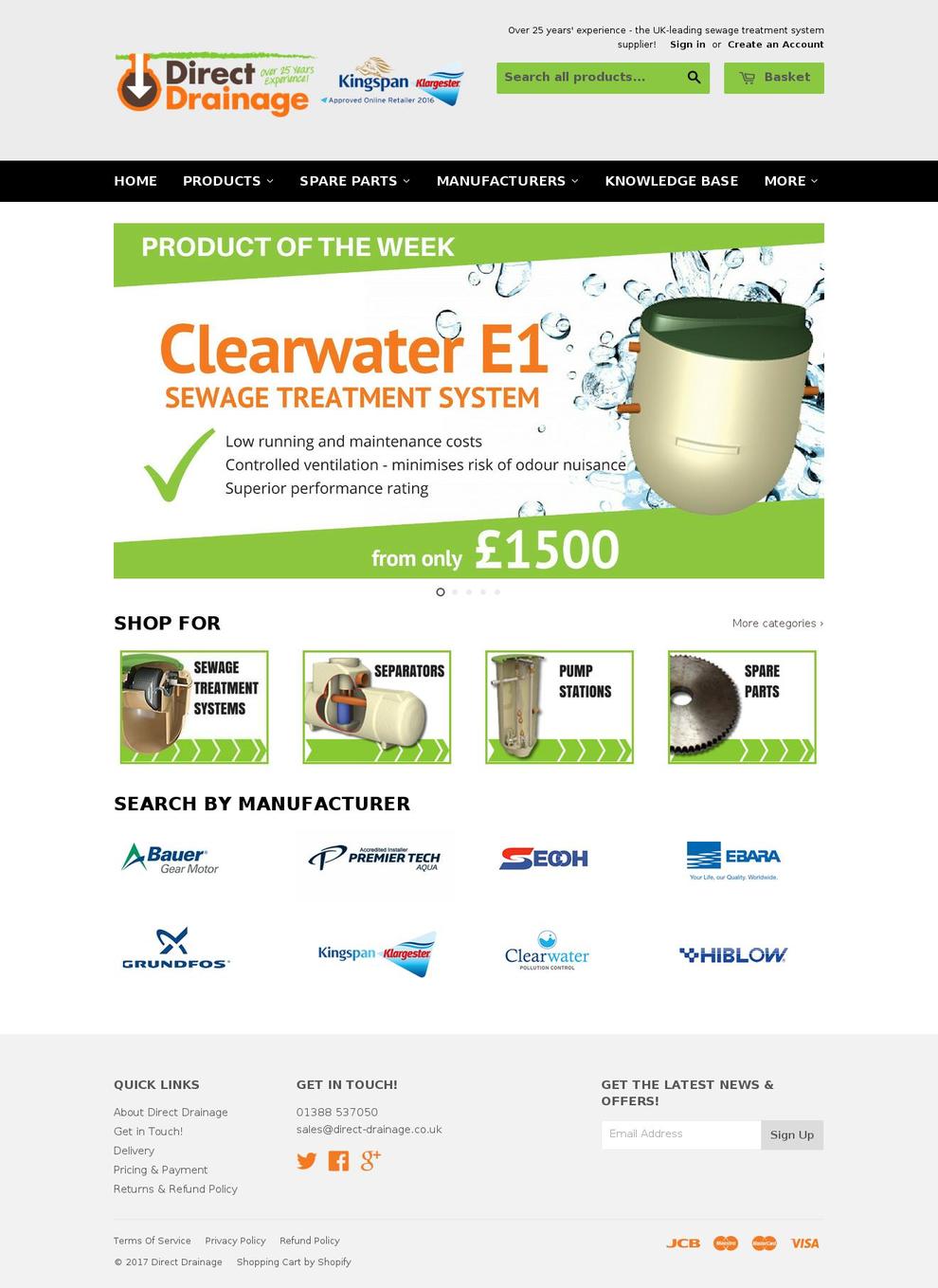 conderdirect.com shopify website screenshot