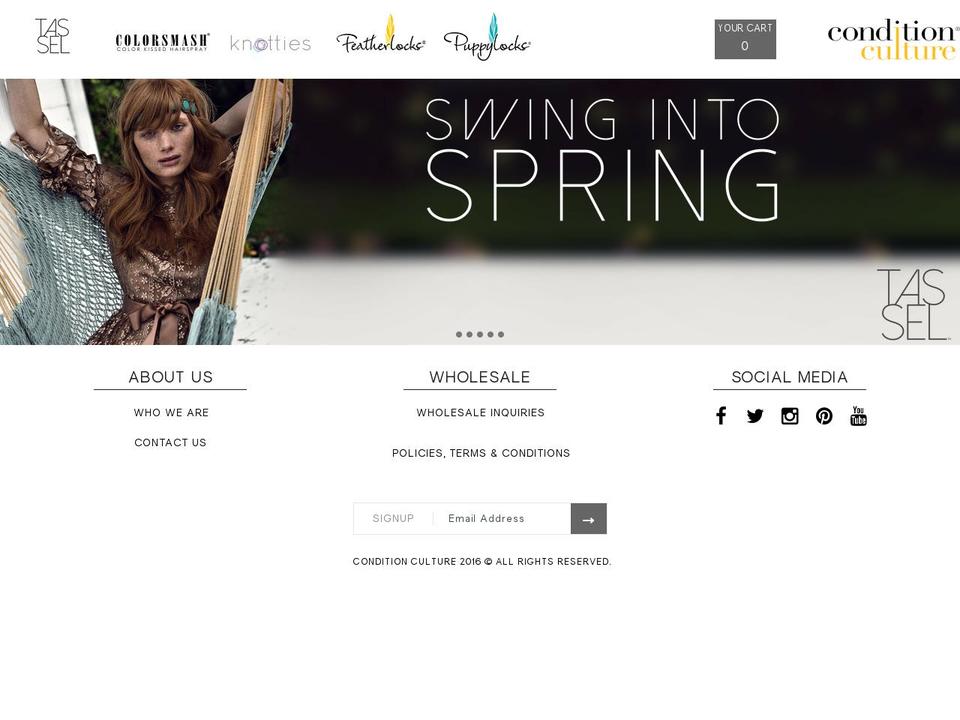conditionculture.com shopify website screenshot