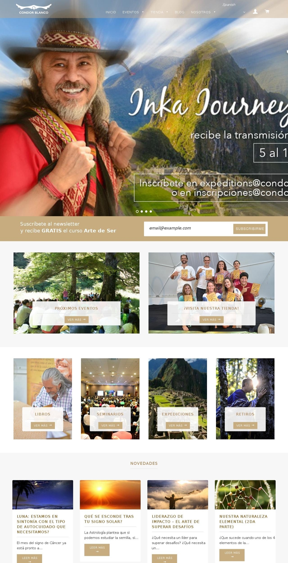 Siendo Shopify theme site example condorblanco.net