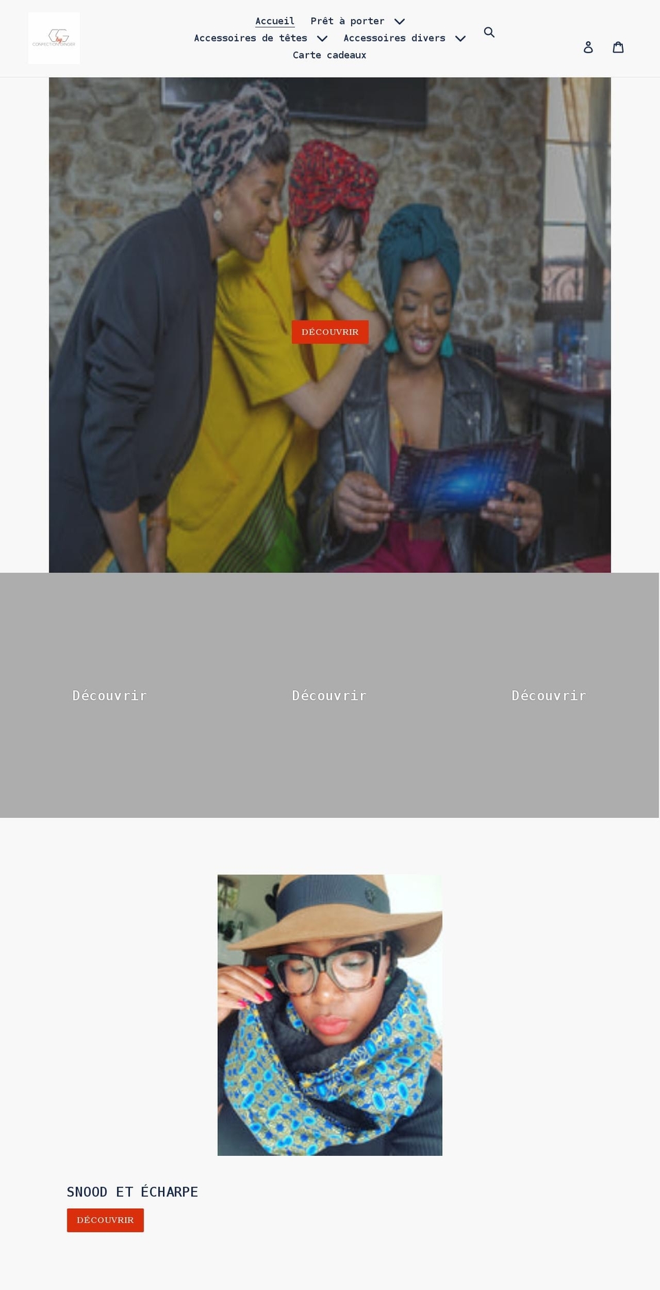confectionbyginger.com shopify website screenshot