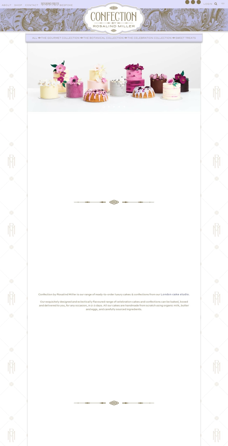 Copy of *CWC-Confection-Responsive Shopify theme site example confectionbyrosalindmiller.com