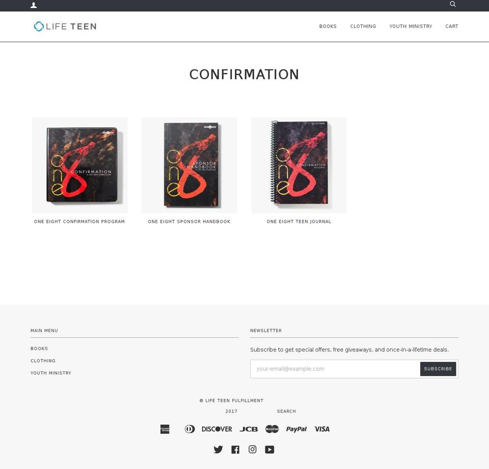 lt-store Shopify theme site example confirmationprogram.com