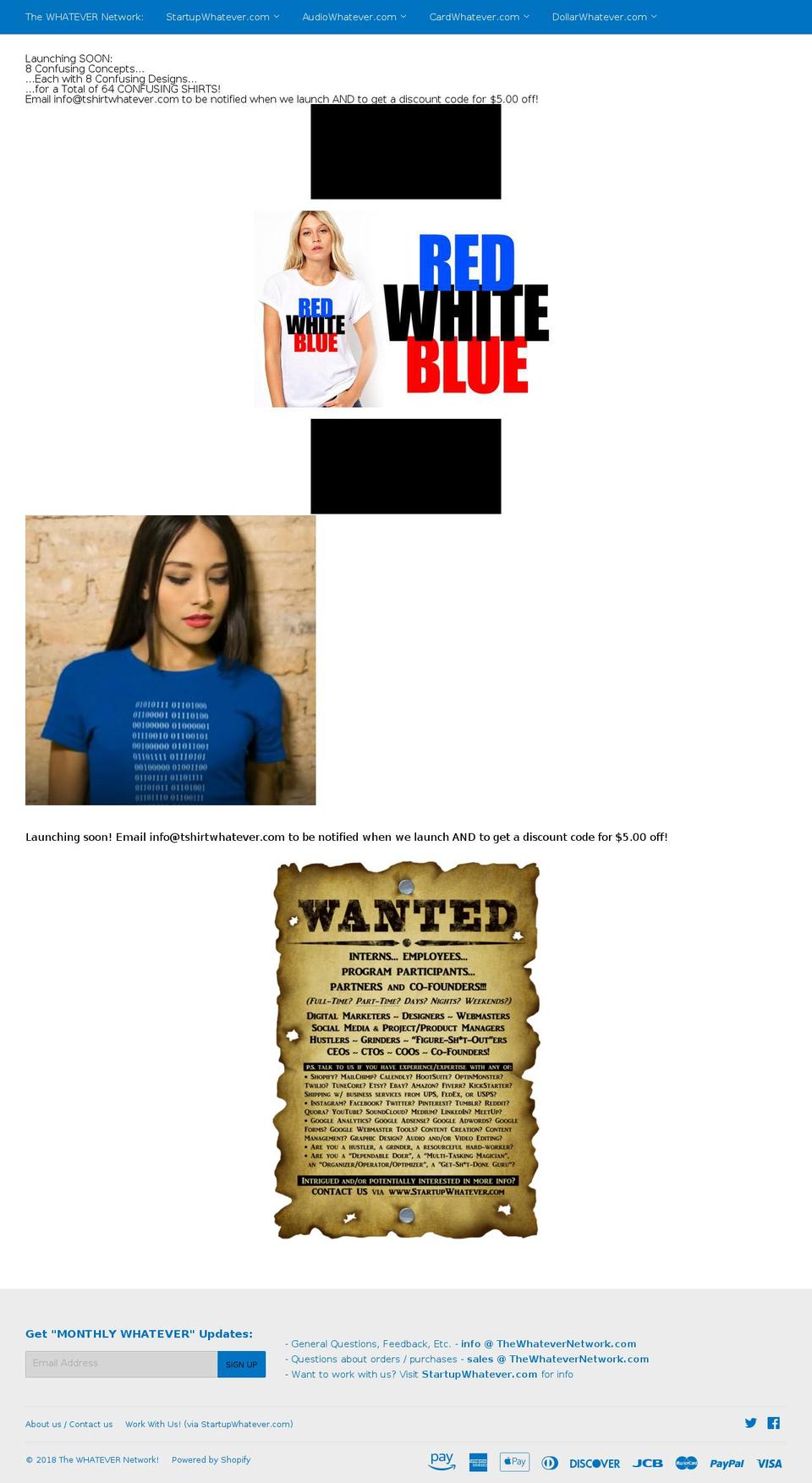 confusingshirts.com — Shopify storefront screenshot