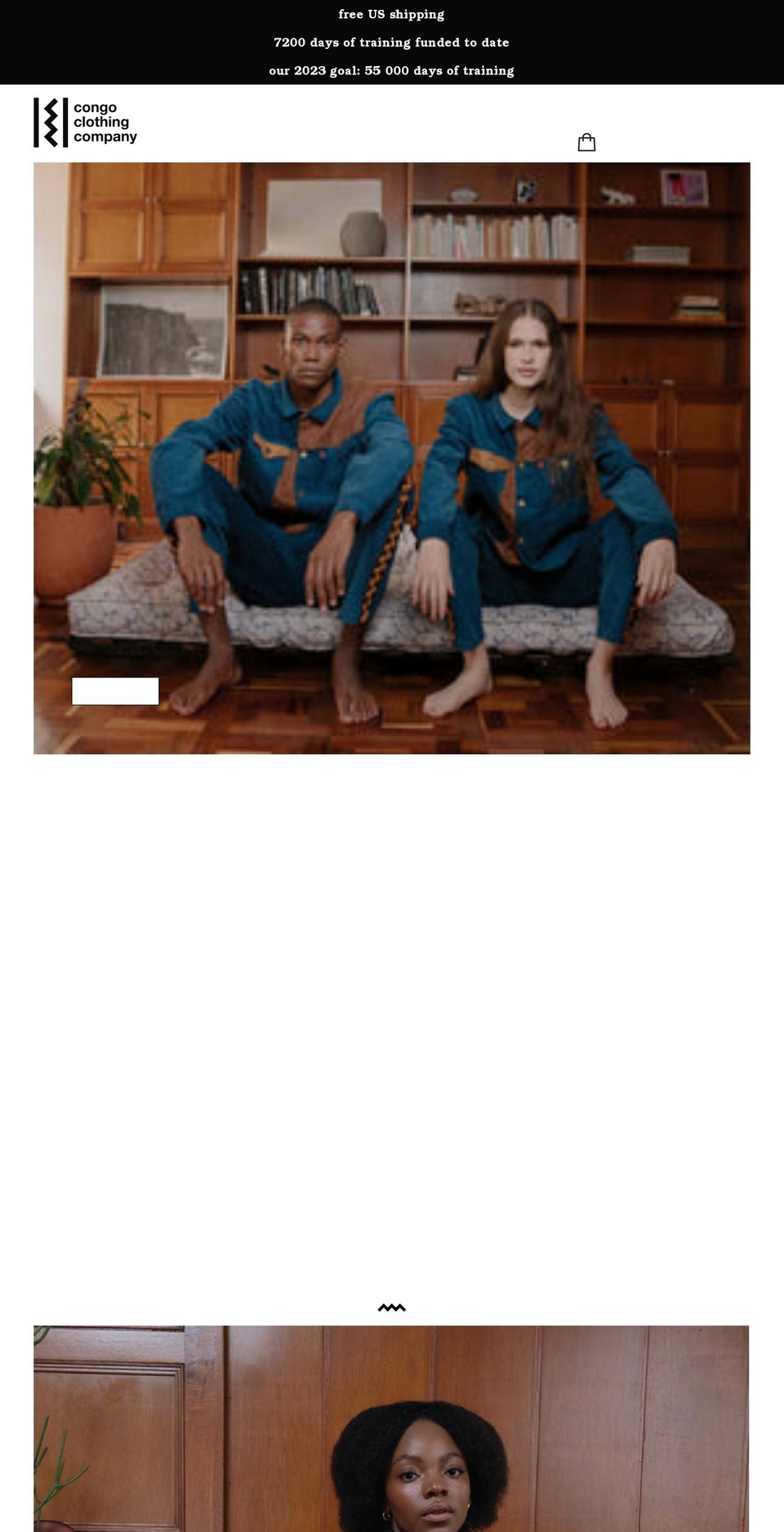 congoclothingco.com shopify website screenshot