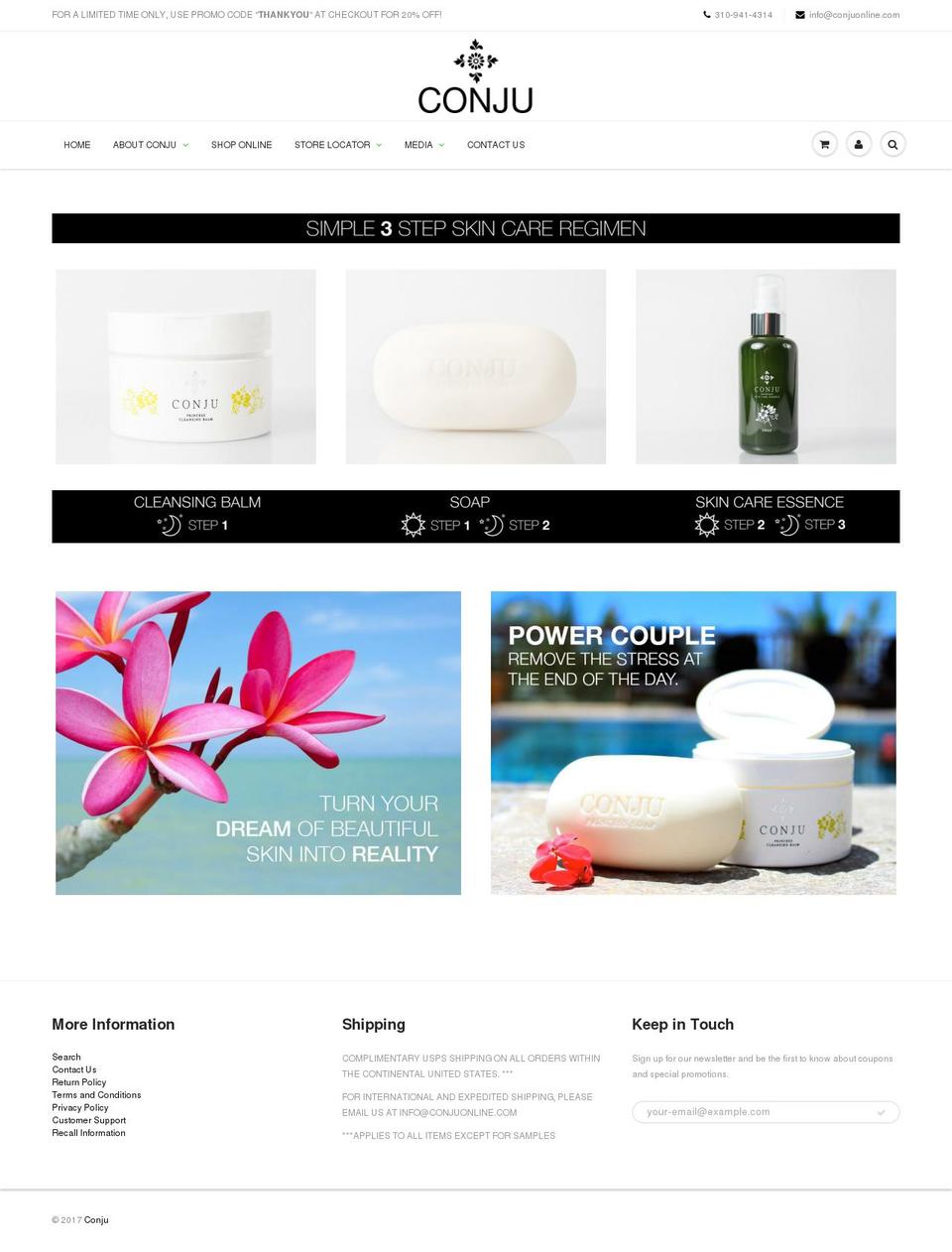 conjucare.com shopify website screenshot